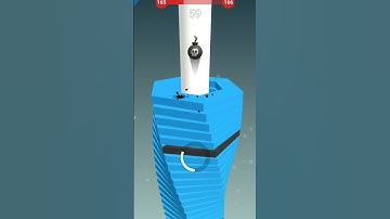 Stack Ball Game Level 166 ups #gameplay #shortsfeed #youtubeshorts #funny #whatsappstatus