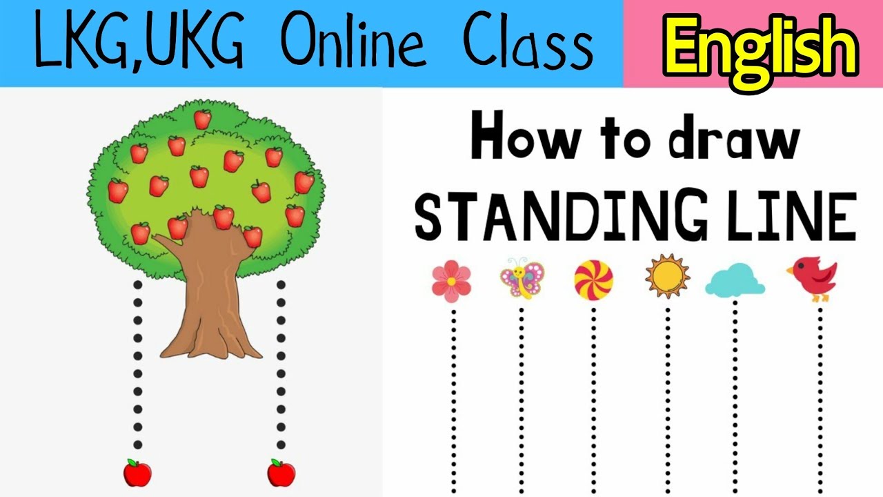Pattern Standing line | Standing line | Writing pattern | How to write