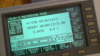 Fostex D-30 DAT Tape Cassette Recorder Mechanism TEST (Digital Audio Tape)