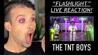 TNT BOYS FIRST REACTION // “FLASHLIGHT” LIVE // JESSIE J COVER // HOW ARE THEY THIS GOOD ALEADY?!