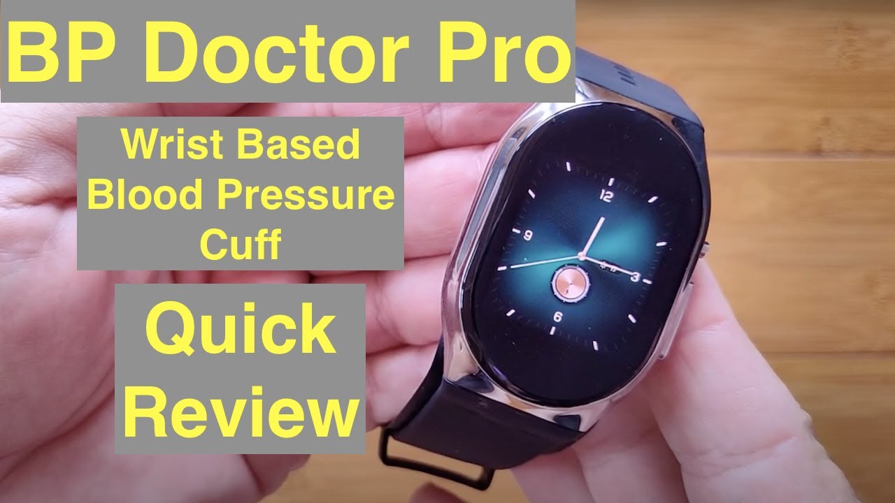 YHE BP Doctor Pro Smartwatch review - it's a blood pressure cuff