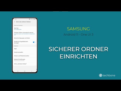 Sicherer Ordner einrichten - Samsung [Android 11 - One UI 3]