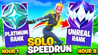 Platinum to UNREAL SOLOS SPEEDRUN in 8 Hours (Chapter 5 Fortnite Ranked) by Brecci 191,021 views 5 months ago 31 minutes