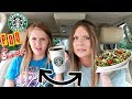 My SISTER Controls my DIET for 24 Hours🥦🍟😜 | Taylor & Vanessa