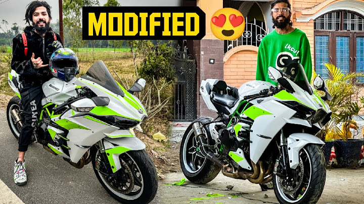 Socha Nahi Tha Apni New Ninja H2 Modify Hokar Aisi Lagegi 😍 Wow