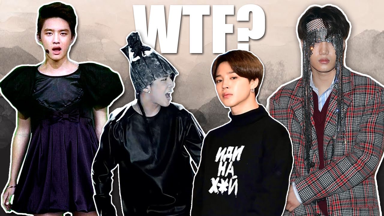 ХУДШИЕ ОБРАЗЫ K-POP АЙДОЛОВ - ПАРНЕЙ