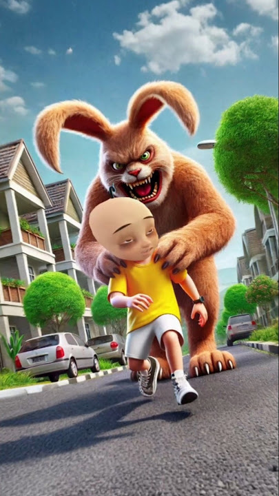 Upin Ipin dan Kak Ros dan Ultraman Vs Monster Rabbit #upinipin #ultraman #animals