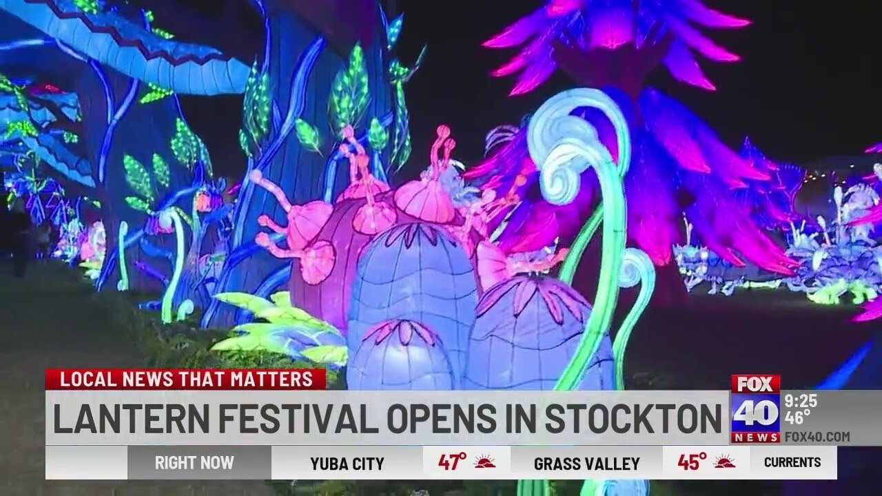 Lantern Festival opens in Stockton YouTube