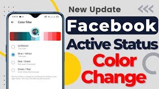 Facebook Messenger New Update Online Active Status Color Change | Change Online Active Status Color screenshot 5