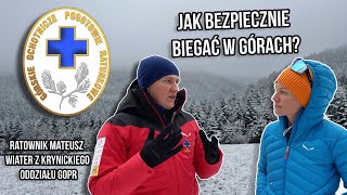 Jak bezpiecznie biegać w górach zimą? ⚠️ Wywiad z GOPR