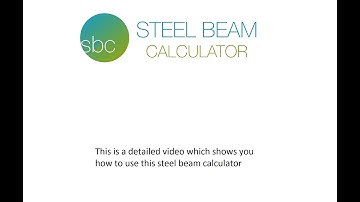 How to use the steel beam calculator