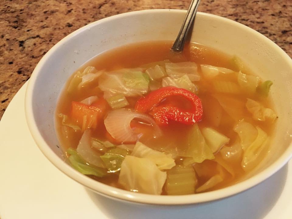 recetas de sopa de repollo para adelgazar