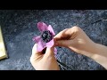 Цветы анемоны из вафельной бумаги .. Армине ..Wafer paper anemone flowers