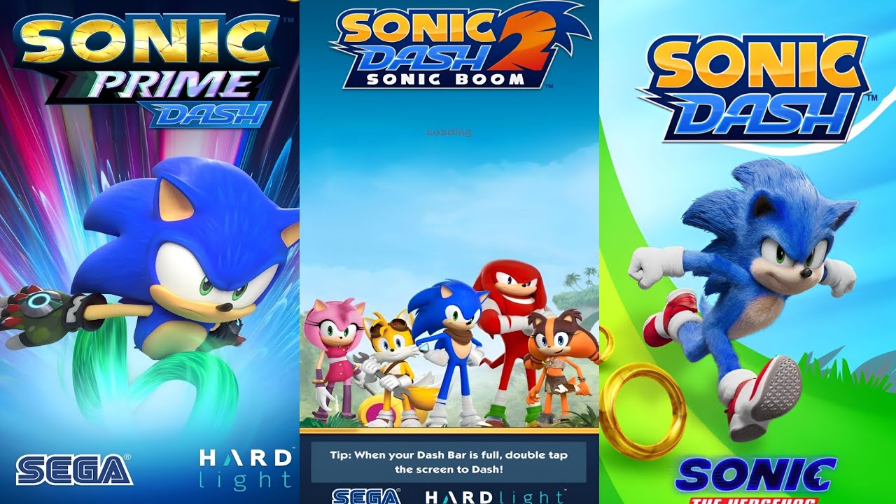 Sonic Prime Dash 🆚 Sonic Boom 🆚 Sonic Dash - Movie Sonic Vs All Bosses ...