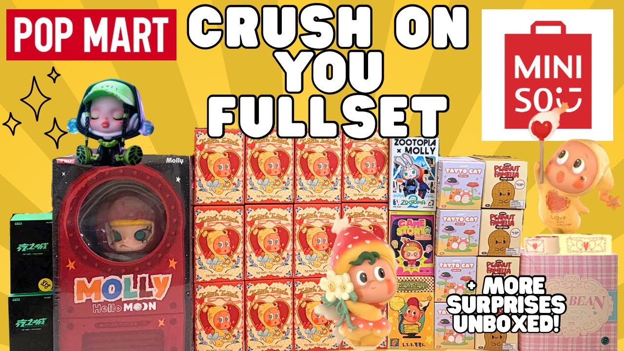 Random Pop Mart & Miniso Unboxing |Full Twinkle Twinkle🌟Set Revealed!