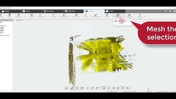 SCAN2FX TUTORIAL: How to create a mesh with FARO Scene