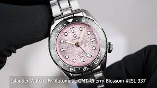 Islander Watch JFK Automatic GMT Cherry Blossom #ISL-337