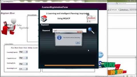 Final Year Projects | E-Learning and Intelligent Planning: Improving Content Personalization