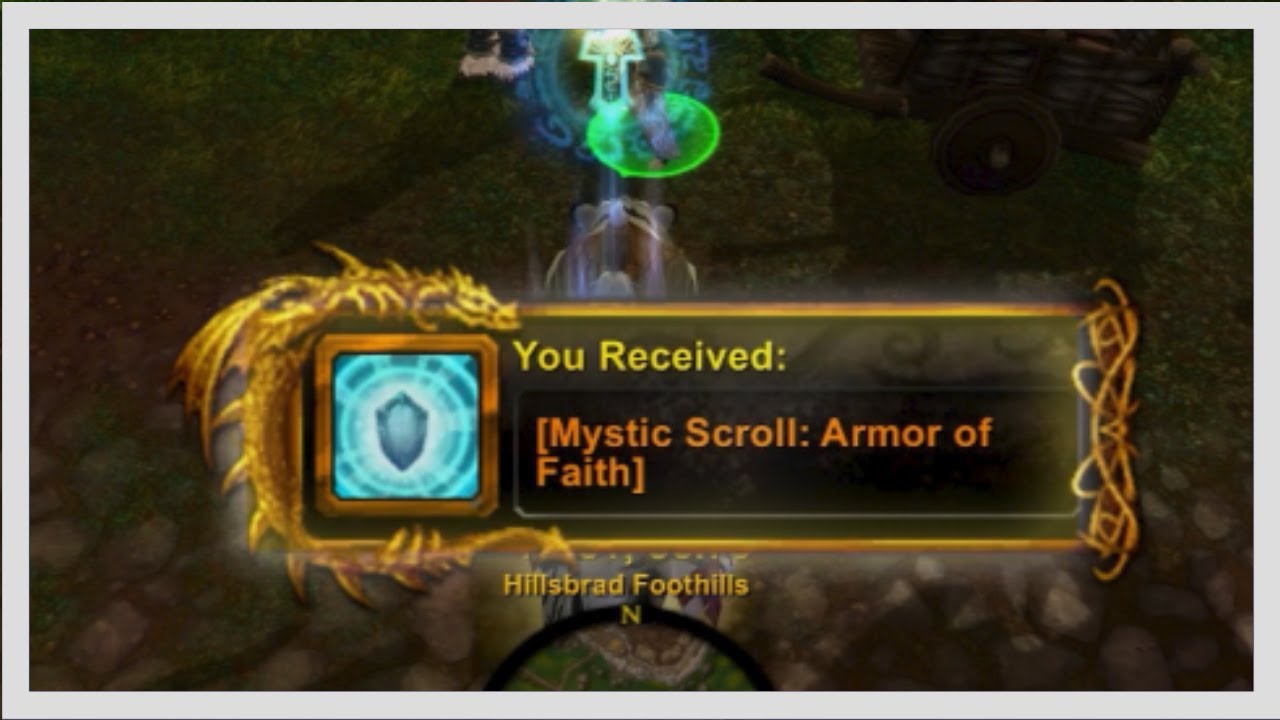 how to get ARMOR OF FAITH in warcraft reborn - ascension bronzebeard!