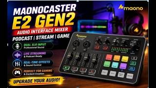 MaonoCaster E2 Gen2 Audio Interface Mixer