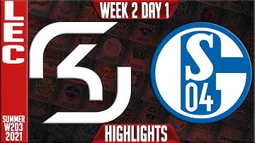 SK vs S04 Highlights | LEC Summer 2021 W2D1 | SK Gaming vs Schalke 04