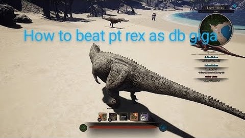 How to beat pt rex as db giga tutorial