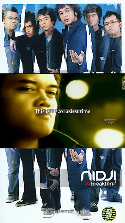 Nidji - Disco Lazy Time (Unofficial Lyric Video) | Shorts