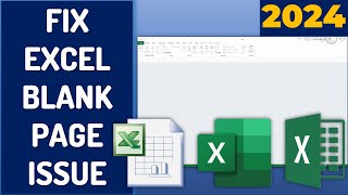Excel Opening  Blank Page | Not Showing Data | How to Fix | Excel 2010, 2013, 2016, 2019, 2021