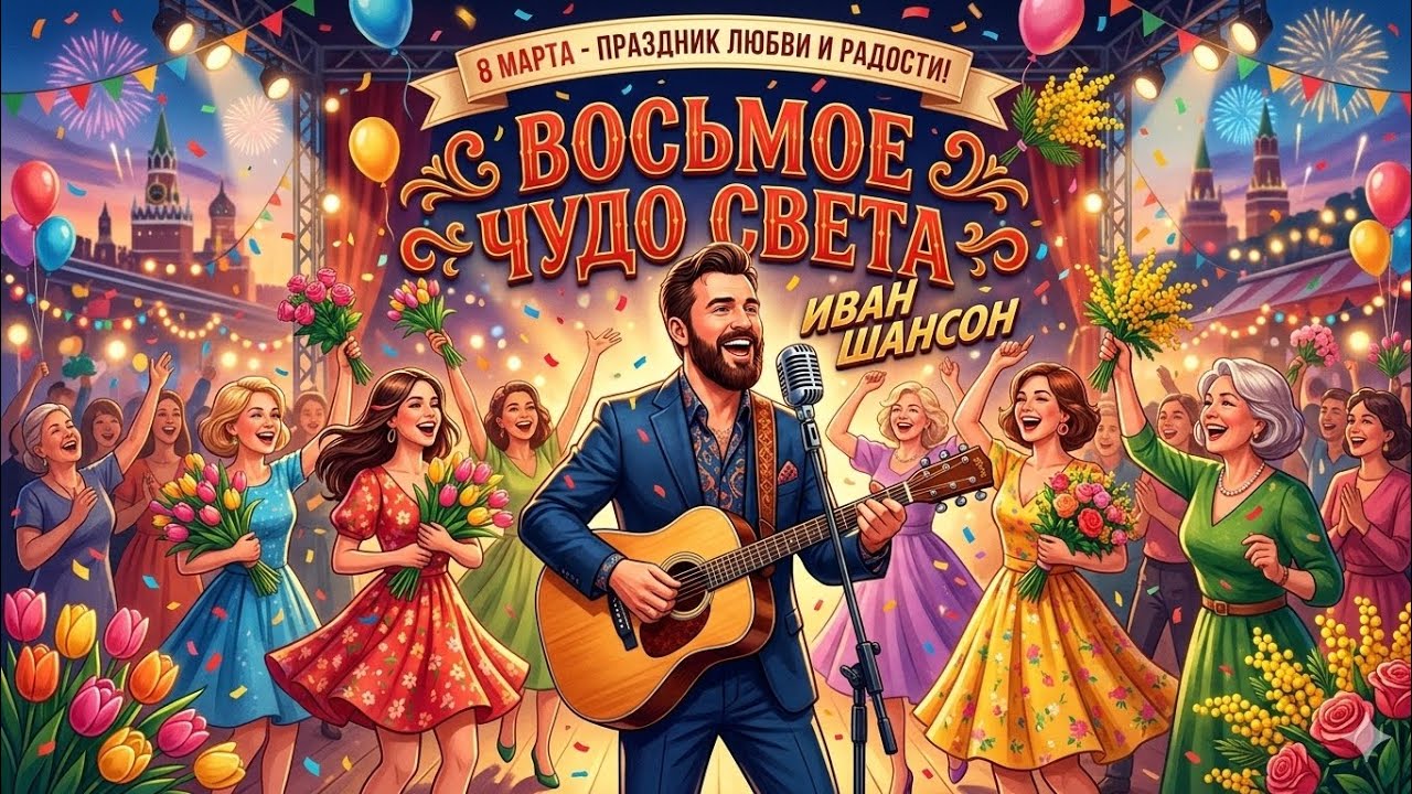 ЭТУ ПЕСНЮ ИЩУТ ВСЕ ЖЕНЩИНЫ! Самое красивое поздравление с 8 Марта 🌺#chanson #music2026 #шансон2026 