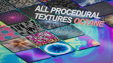 All Procedural Textures Octane Render | Blender