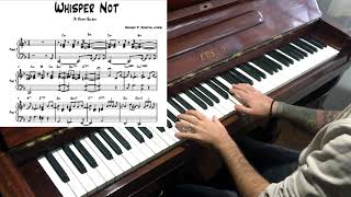 Whisper Not (Jazz Piano solo) - Benny Golson