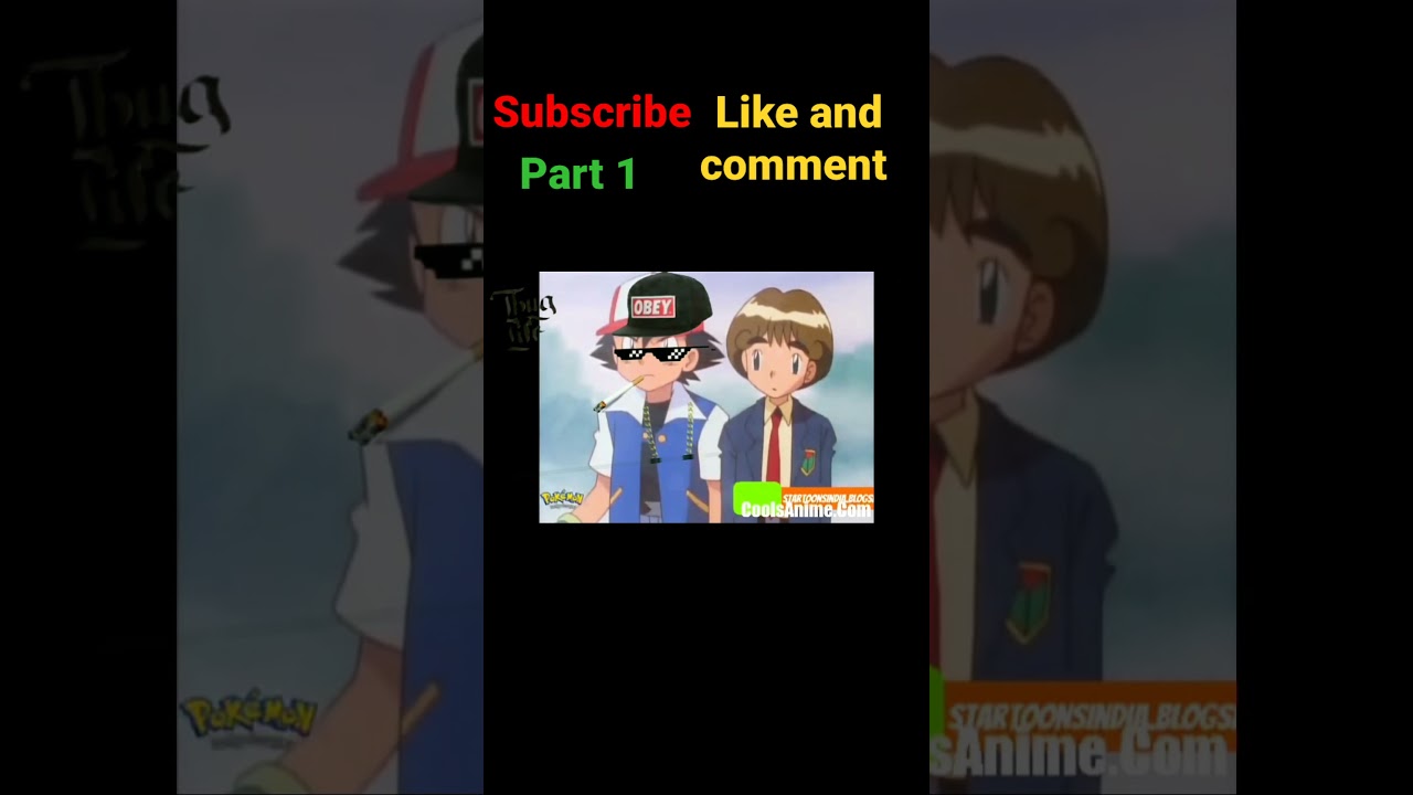 Pokémon Ash and Misty thug life part 1 in hindi 