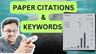 How to get Citations in Paper? || Importance of keywords || Research Publications || Dr. Akash Bhoi