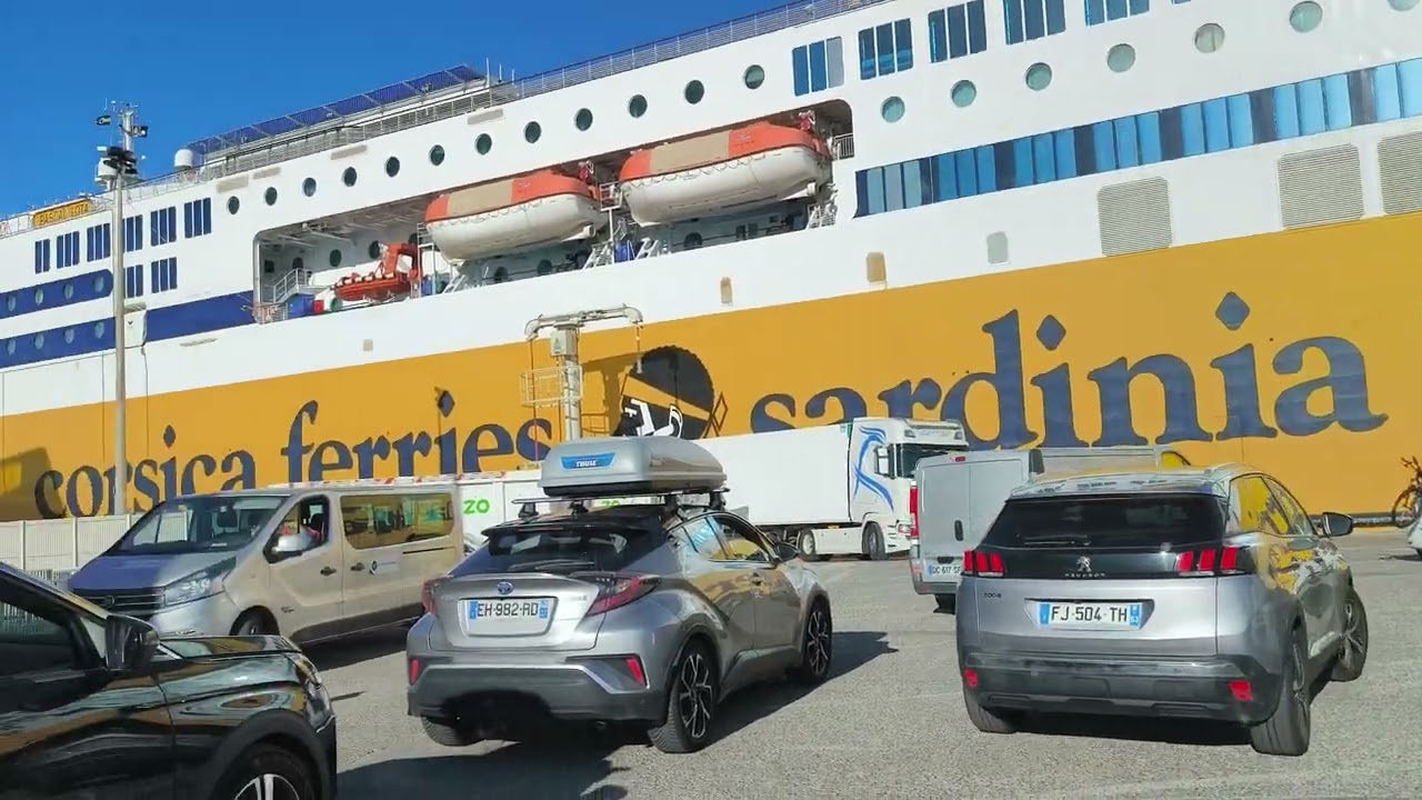 Corsica ferries. Toulon to Ajaccio