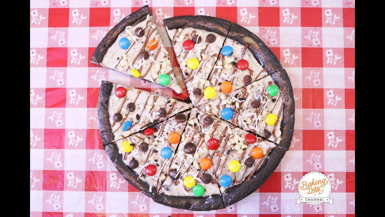 PIZZA DE GALLETA SIN HORNO - BAKING DAY