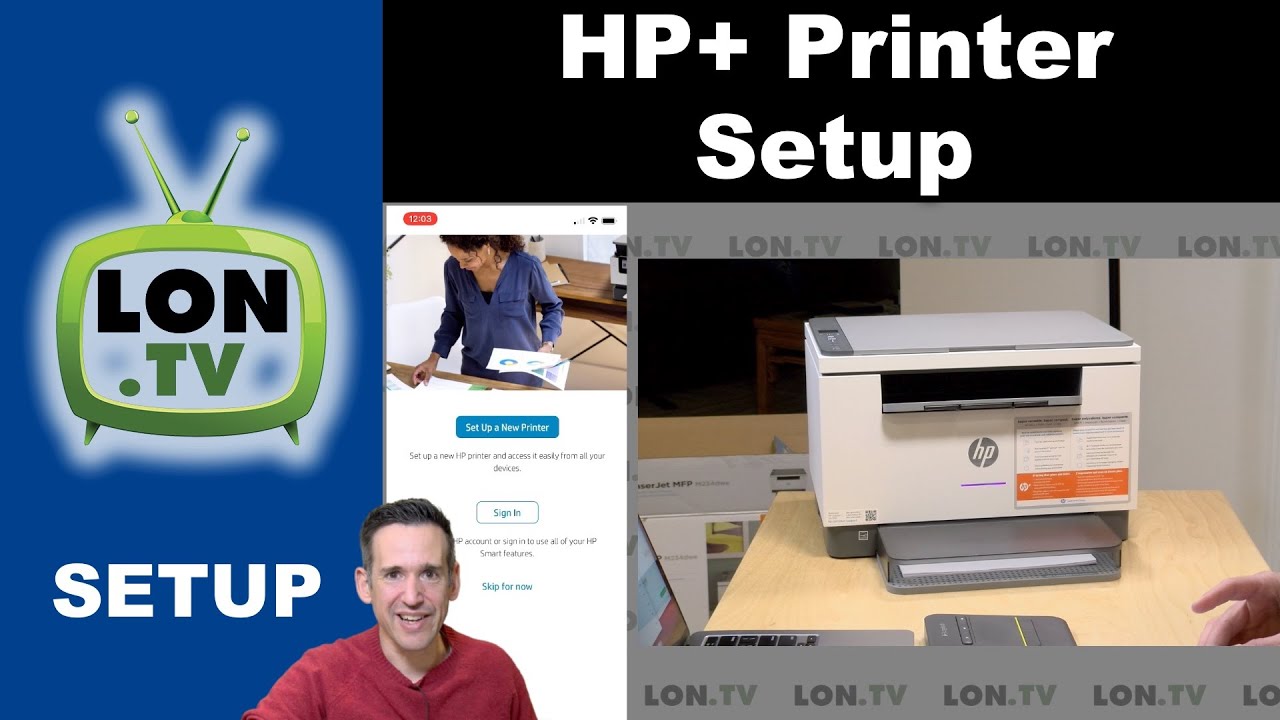 setting up a new printer