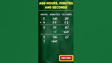 Time Addition : Calculate Hours, Minutes and Seconds / Exercise 3 #timecalculation
