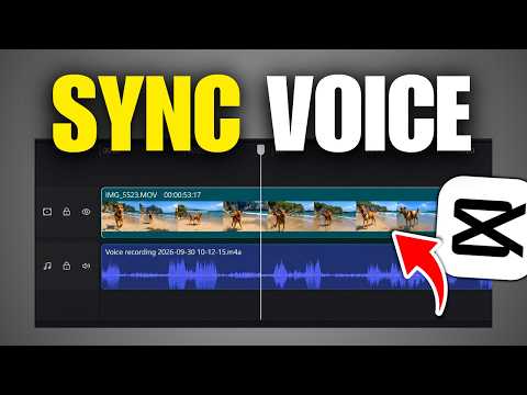 How To Sync Voice With Video In CapCut PC (Full Guide)