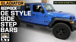 Jeep Gladiator JT RedRock OE Style Side Step Bars Review & Install