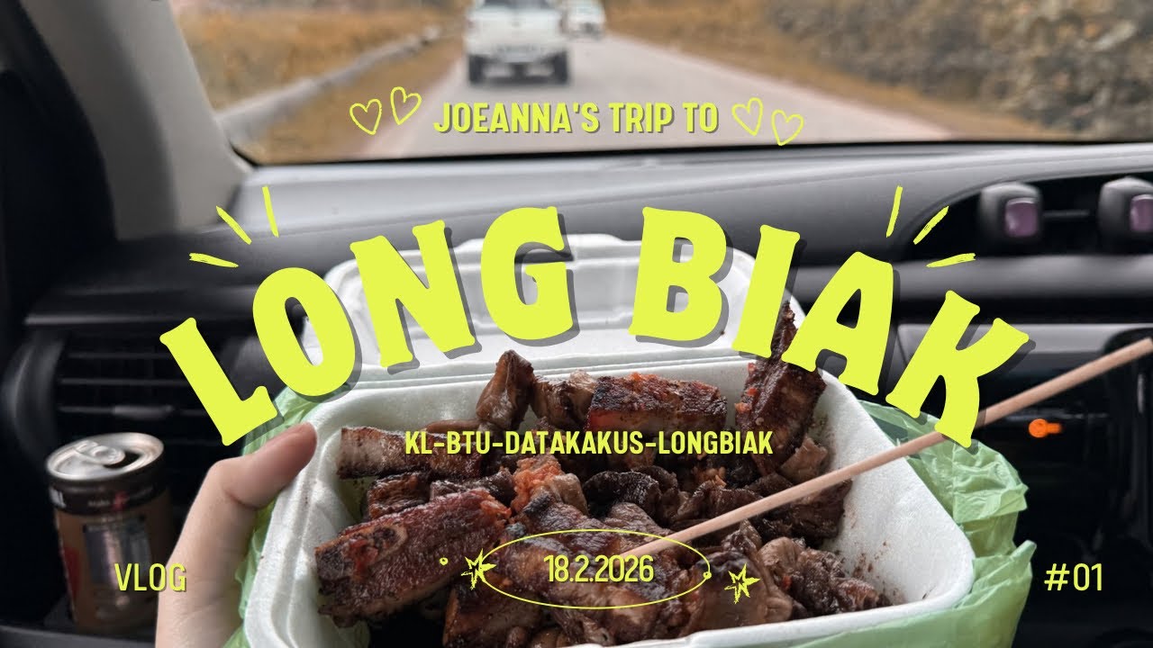 ✈️🚘Cuti Sem Vlog: The Long Journey Home (🛫KL to Long Biak🚗)