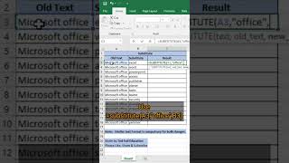 substitute formula in excel - tips & tricks from @todfodeducation