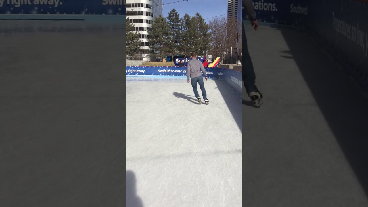 Ice skating Denver YouTube