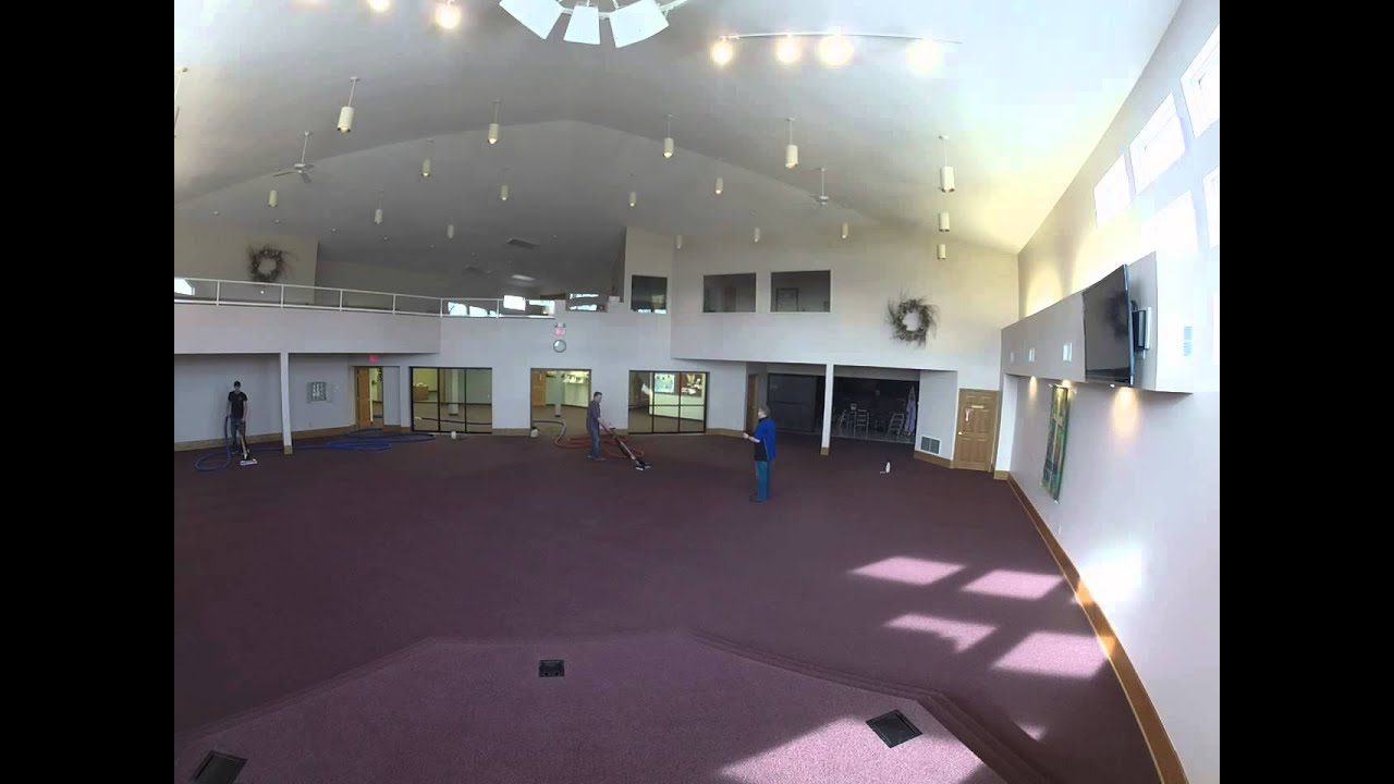 Church Pastor Running the Zipper wand with Saiger's Steam Clean, Grand