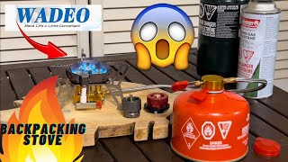 Backpacking Stove by WADEO🚀WOW!!!😱 Review