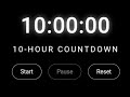 LIVE Black Screen ASMR Timer 10 Hours ⏳ | Zero Distraction | Deep Study | no music | study with me