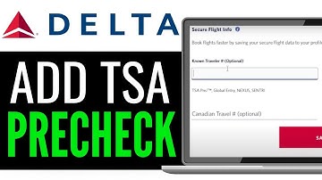 How to Add TSA PreCheck to Existing Delta Airline 2025 (SIMPLE WAY)