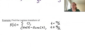 DiffEQ Section 8.4, part 2: Evaluating Laplace Transforms of Basic Piecewise Functions