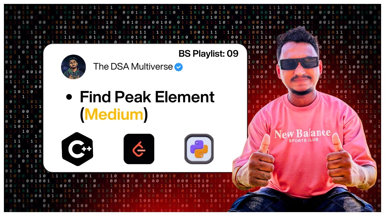 BS-09: Поиск пикового элемента | Бинарный поиск | ДОКТОР ЗНАНИЙ