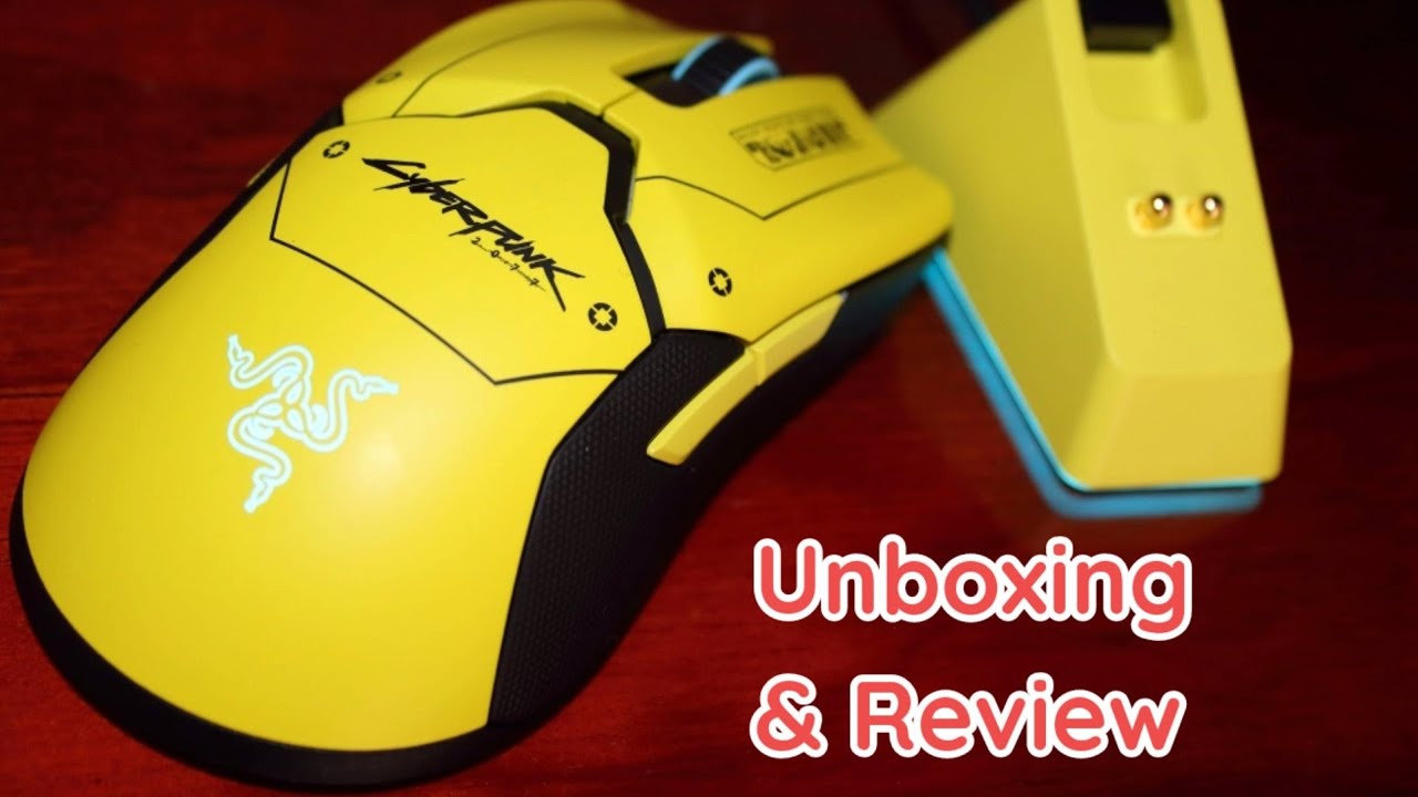 Razer Viper Ultimate Cyberpunk 77 Mouse Unboxing And Review By Newb Daddy Youtube
