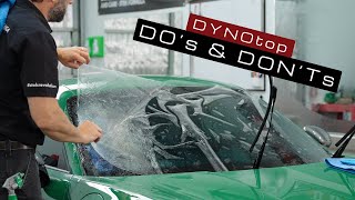 DYNOtop | Windshield Protection Film Do's & Don'ts